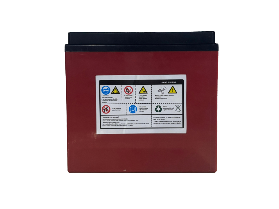 Solinved 12V 24AH VRLA Type Elektrikli Bisiklet Aküsü (Premium)