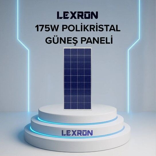 LEXRON 175W POLİKRİSTAL GÜNEŞ PANELİ