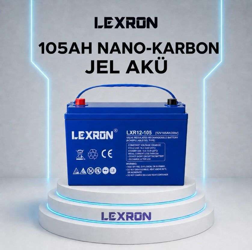 LEXRON 105AH-12V NANO-KARBON JEL AKÜ