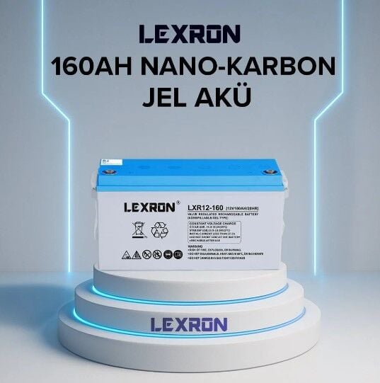 LEXRON 160AH-12V NANO-KARBON JEL AKÜ