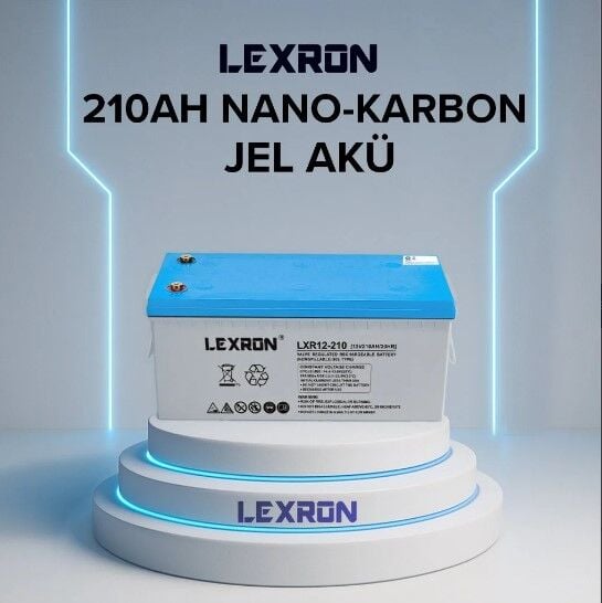 LEXRON 210AH-12V NANO-KARBON JEL AKÜ