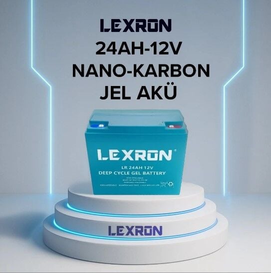 LEXRON 24AH-12V NANO-KARBON JEL AKÜ