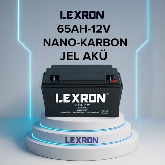 LEXRON 65AH-12V NANO-KARBON JEL AKÜ