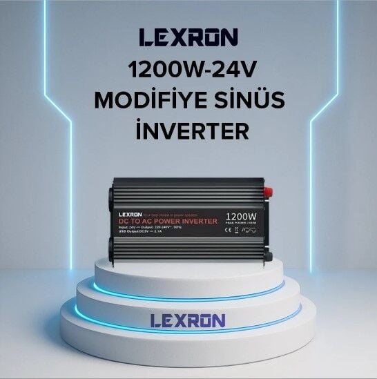 LEXRON 1200W-24V MODİFİYE SİNÜS İNVERTER