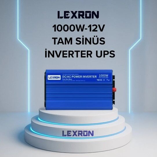 LEXRON 1000W-12V TAM SİNÜS İNVERTER (UPS)