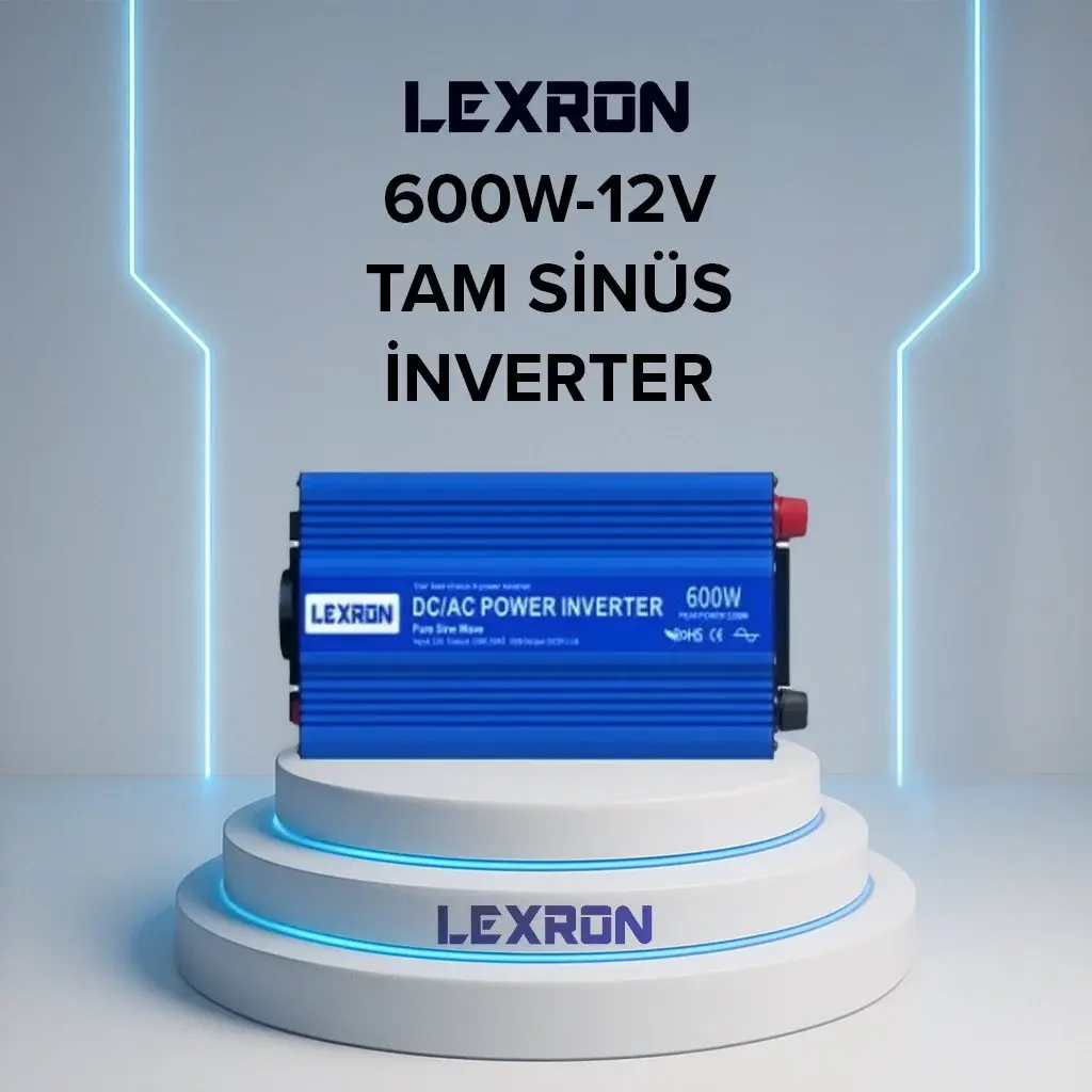 LEXRON 600W-12V TAM SİNÜS İNVERTER
