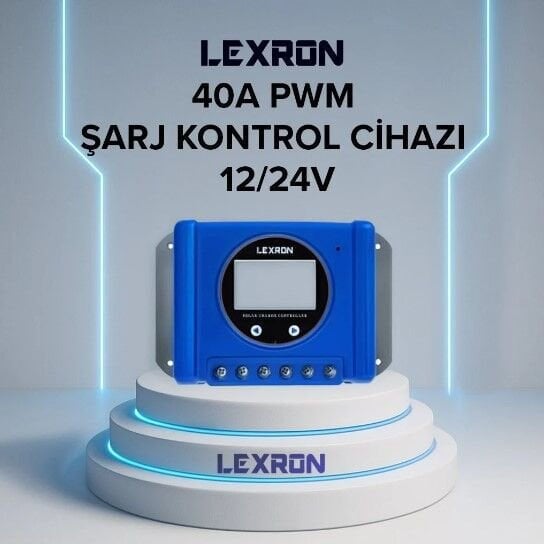 LEXRON 40A PWM ŞARJ KONTROL CİHAZI
