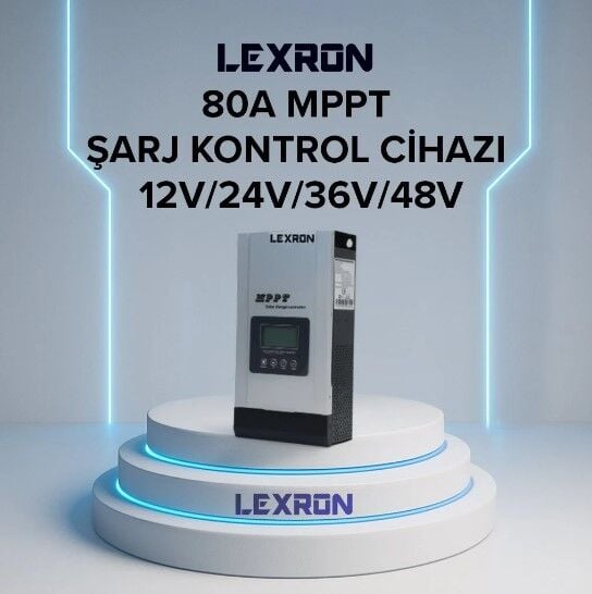 LEXRON 80A MPPT ŞARJ KONTROL CİHAZI