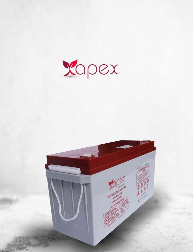 Apex Safepower 12 Volt 150 Amper Jel Akü