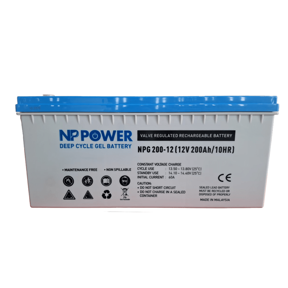 12V 200 Ah Np Power Jel Akü