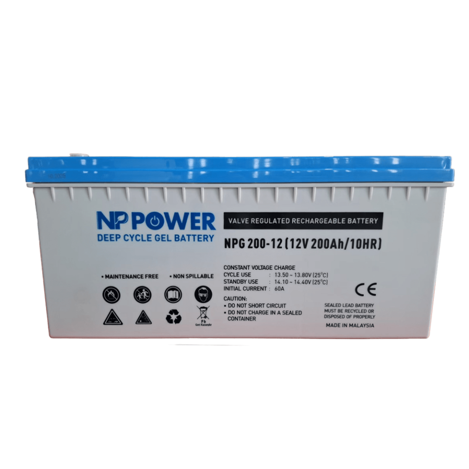 12V 200 Ah Np Power Jel Akü
