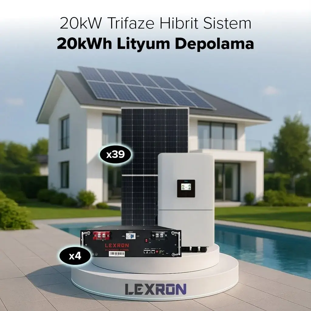 20KW TRİFAZE HİBRİT SİSTEM 1