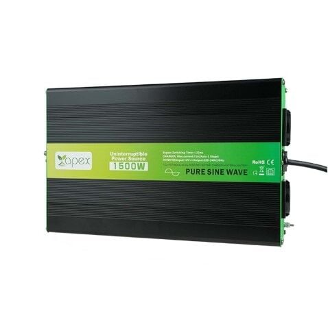 NPS1500-24 Apex 1500W Şarjlı Tam Sinüs İnverter 24V