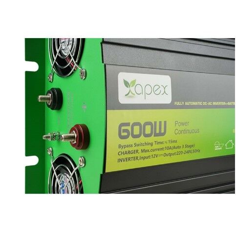 NPS600-24 Apex 600W Şarjlı Tam Sinüs İnverter 24V