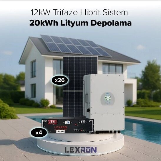 12KW TRİFAZE HİBRİT SİSTEM 2