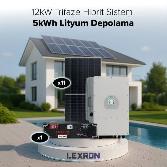 12KW TRİFAZE HİBRİT SİSTEM 1
