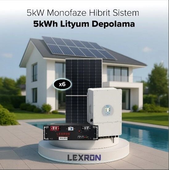 5kW MONOFAZE HİBRİT SİSTEM 1