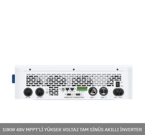 48V 10KW HİBRİT SOLAR İNVERTER (200A MPPT & PARALEL)