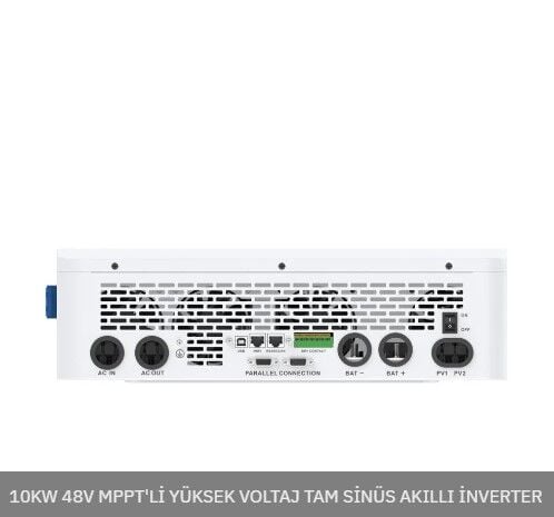 HEGEL 48V 10KW HİBRİT SOLAR İNVERTER (200A MPPT & PARALEL)