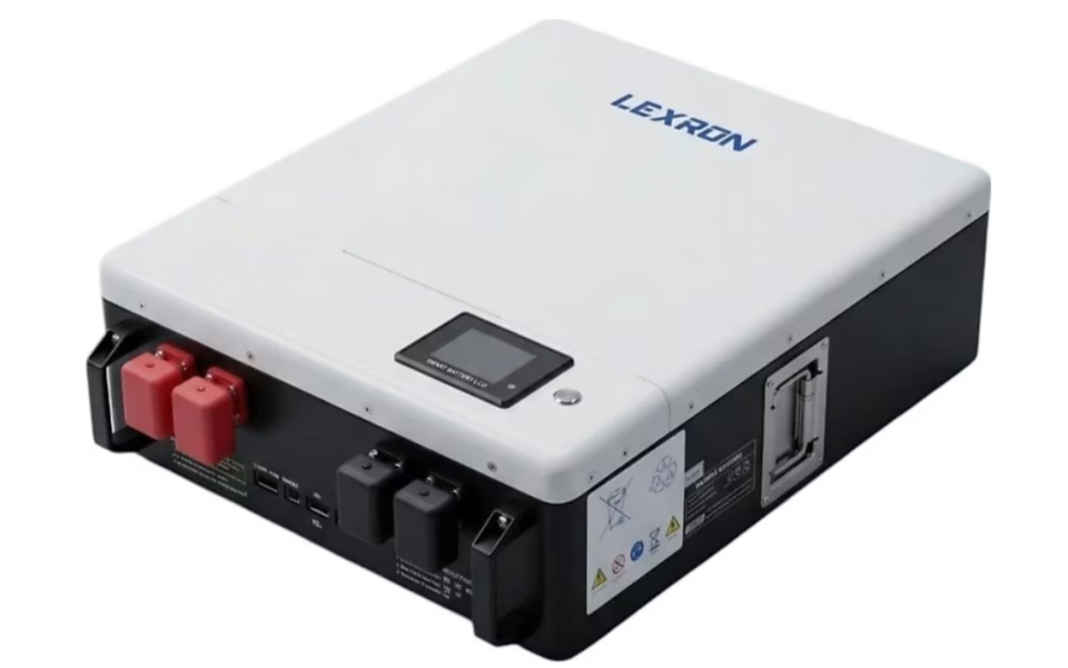 Lexron 51.2V 100Ah Wall Tipi LiFePO4 Lityum Akü – LXR51.2100LW