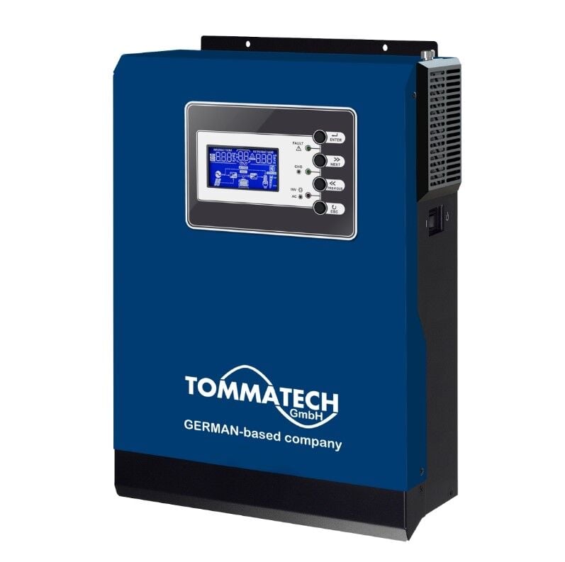 TommaTech New Basic Serisi 1 kW 12V MPPT Akıllı Off-Grid İnverter
